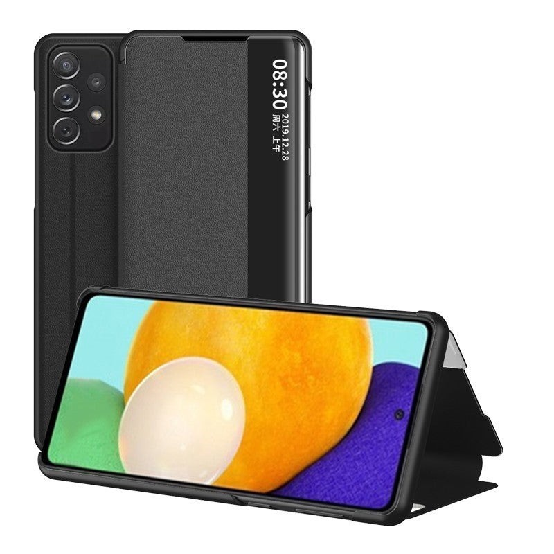 Smart Case For Samsung Galaxy A32 5G Cover Flip Leather Shockproof Window View Smart Case For Samsung Galaxy A32 5G Cover Flip Leather Shockproof Window View